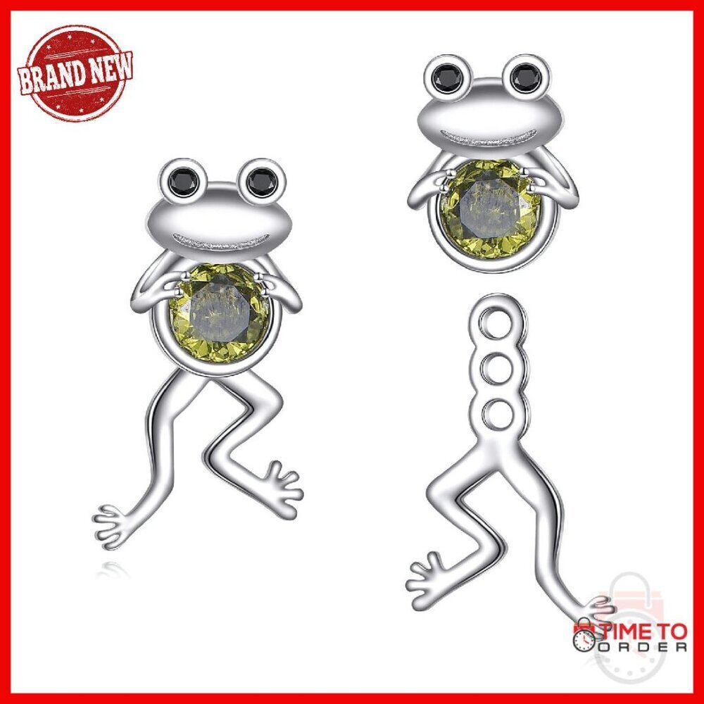 925 Sterling Silver Animal Stud Earrings Hypoallergenic Nickel-Free